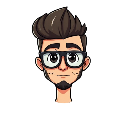 um homem alto de cabelo curto preto de óculos com roupas surradas