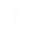 platofrmer tall and skinny character only white color facing right, simple ,minimalistic