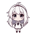 girl, white hair