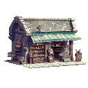 a shop with a merchant