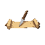 old scroll and a quil