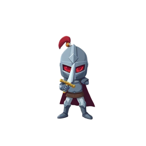 knight with sword