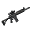 a armalite ar-180 like the ira used it with a folding-stock