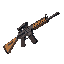 a armalite ar-180 with folded stock
