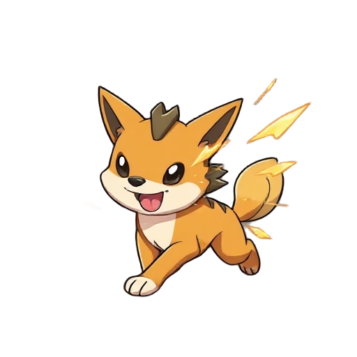 2d sprite autobattle monster attacking like pokemon cute dog