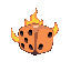 burning dice