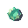 "um sprite de gema (joia) para um jogo top-down. visão ligeiramente elevada, mostrando a gema em um estilo desenhado e nítido, não pixelado, com contornos limpos e sombreamento suave para dar profundidade e brilho. a gema deve parecer valiosa e cintilante