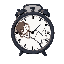 figure in a black clock laying down with their head against the wall