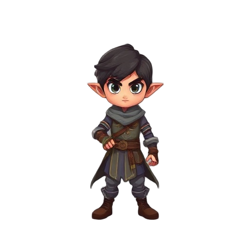 small human magic warrior