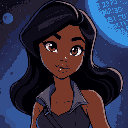 trillian, or tricia mcmillan, is a slender dark—skinned girl with long black wavy hair, brown eyes and full lips. mathematician and astrophysicist, left earth six months before its destruction.