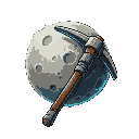 lunar pickaxe, with powerfull art 