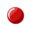 flat and concave red blood cell