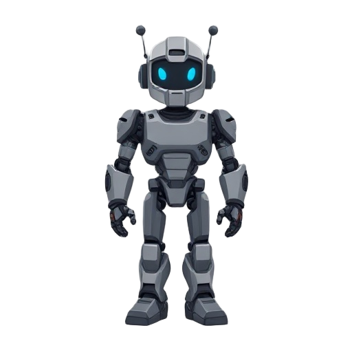 robot with a sweat look like conrad b. hart from flasback