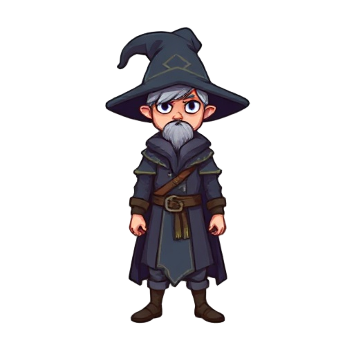 a pixelated apprentice mage