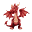 red dragon with 3 heads