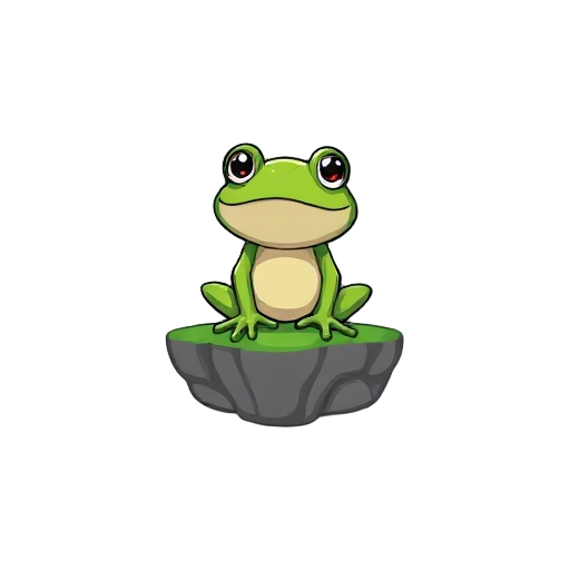 2d platform game frog human-like 