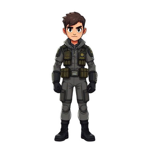 personagem é um cientista militar, ele sobrevivi em um mundo apocalíptico 