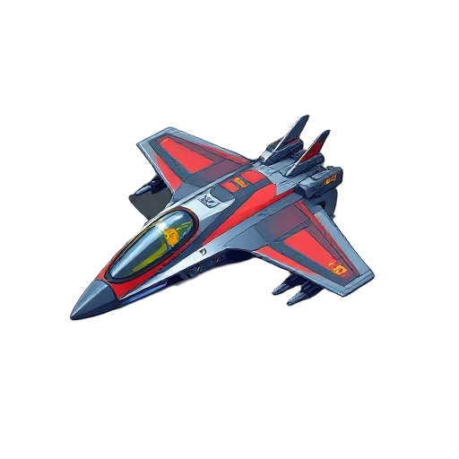 sport futuristic jet fighter