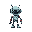 little strange cute robot