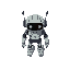 little strange cute robot
