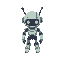 little strange cute robot