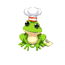 frog with chef hat