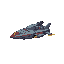 small fighter space ship frigatte 