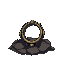 mysterious talisman (an old ring found in the ruins of an abandoned mansion)