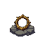 mysterious talisman (an old ring found in the ruins of an abandoned mansion)