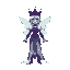 an fairy queen in the style of pixel dungeon