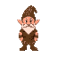 a dwarf in the style of pixel dungeon