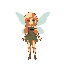 a blonde fairy in the style of pixel dungeon