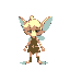 a pixie in the style of pixel dungeon