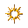 create a fragment of an artefact of apollo, the god of sun. the fragment can resemble a solar thing.
