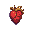 create a fragment of an item that will be used in the 2d game, this item is a fragment of a heart of zeus.