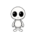 circle and has a black eyes