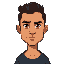 a man in his mid-thirties with an average height and sturdy build. his serious face has deep brown eyes, thick eyebrows, a straight nose, and thin lips. he has tan skin, dark circles under his eyes, a