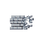 create a 2d pixel art vulnerable wall that can be broken if the player dashed through it. so i want a sprite for the wall not broken and a sprite sheet for the breakable wall to the right of the scree