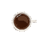 coffee cup, top view