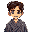 a boy with casual robes
