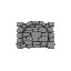 pixel, worn stone wall