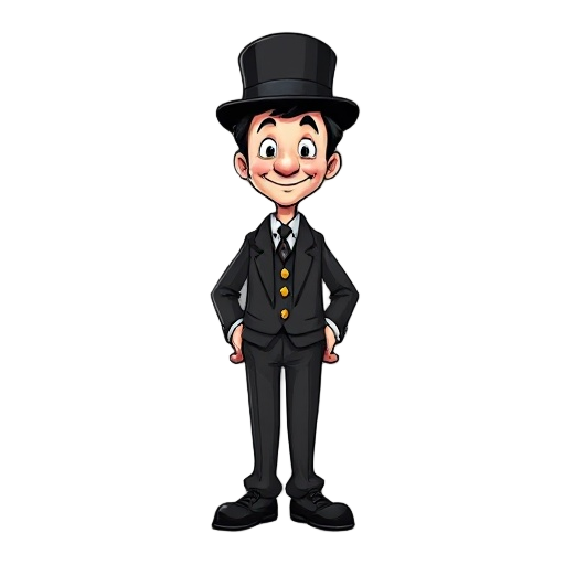 gere para mim um personagem do chaplin colorado 