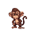 a monkey with brown fur
