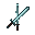 minecraft weapon antique greatsword. symmetric