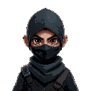 ninja in bloodborne style