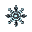 snowflake 20x20 with black outlines