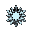 snowflake 20x20 with black outline