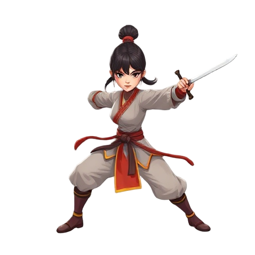female shaolin monk warrior