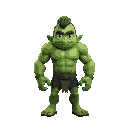 ork muscule green