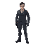 an agent with his suit and armor vest